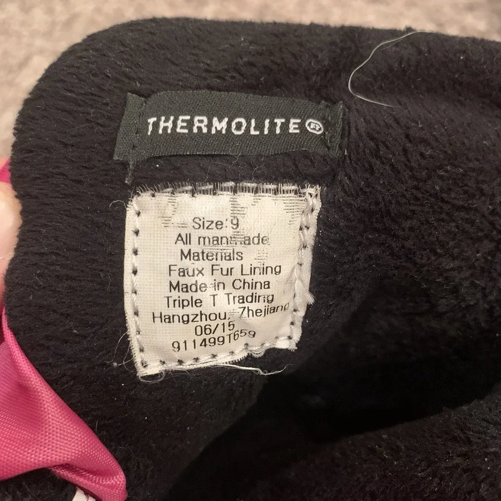 Northside Snow Boots‎ Girls Size 9 Pink Winter